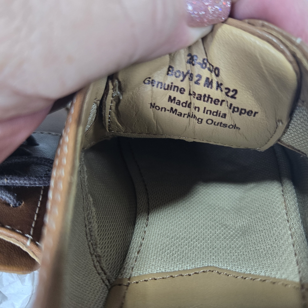 *NEW* Johnston & Murphy Big Kid Holden Wing Tip Dress Shoes Size 2 (Little Boys) - Picture 12 of 12